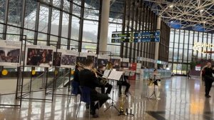 Концерт духовой музыки устроил ансамбль Башмета в аэропорту Сочи