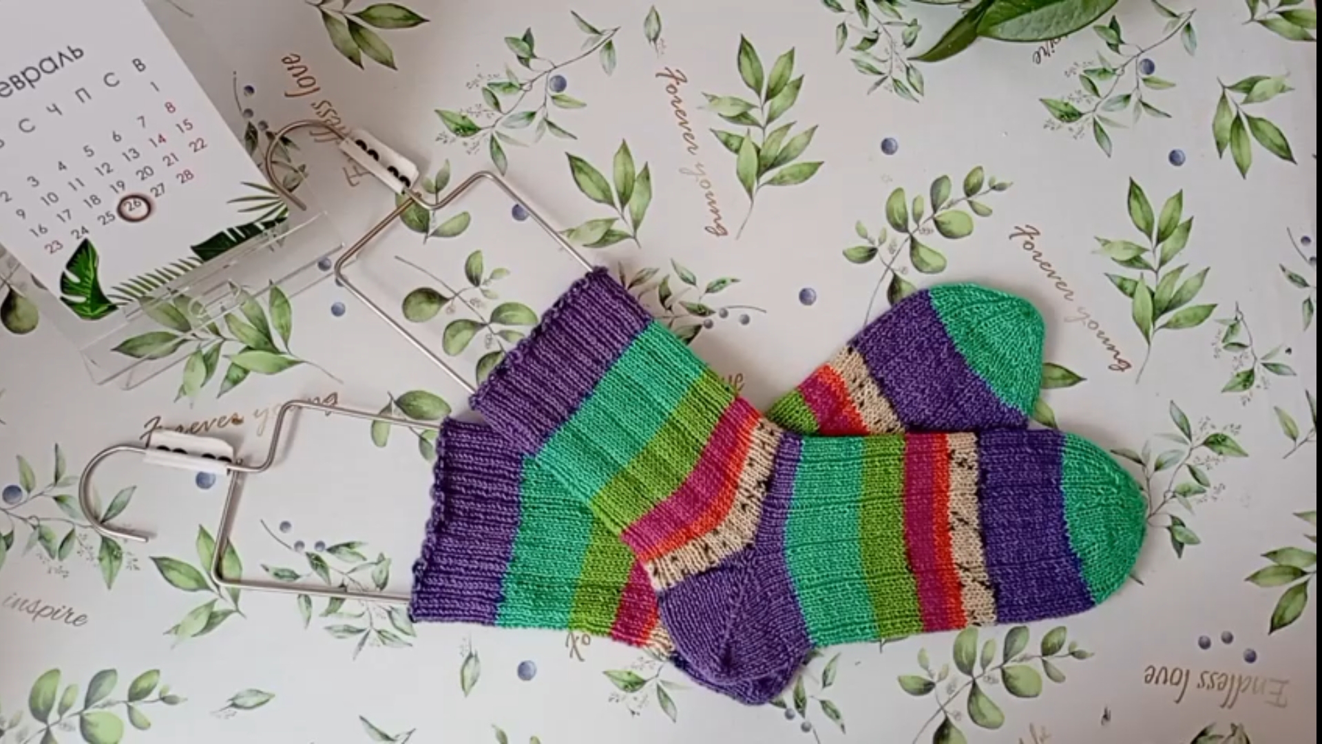 СП "Носочная коробочка" с Катериной Шурм. Носочки февраля. Тропики в мороз☺️ смотреть онлайн