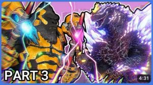 Конг vs Космо Годзилла | Анимация часть 3 (перезалив с Ютуба)