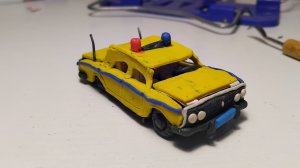ваз 2106 милицию из пластилина доделал 3 часть