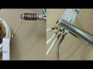 Спиральная насадка к  паяльнику для пайки миниатюрных элементов SMD.