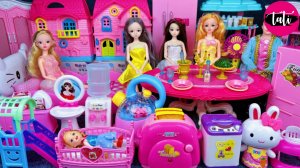 Играем в игрушки из мультика принцесса кукла Барби. Мультфильм для детей. ASMR АСМР