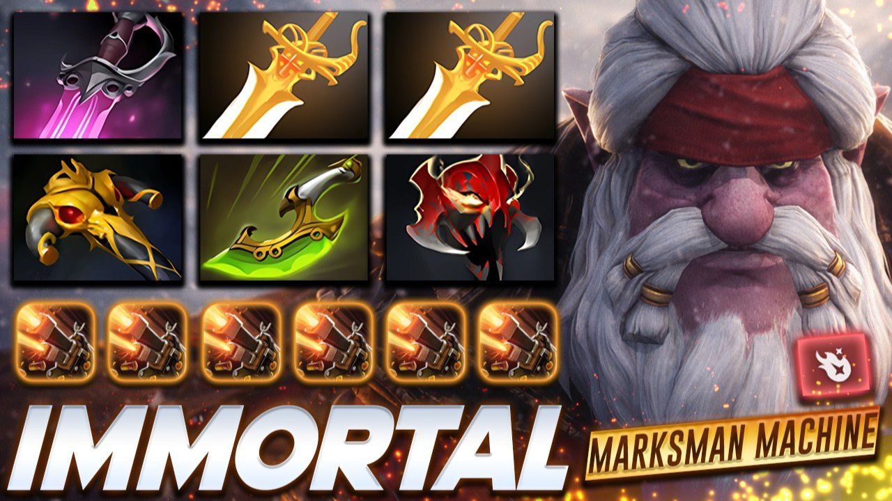 SNIPER MARKSMAN MACHINE — профессиональный геймплей в Dota 2 [Смотри и учись]