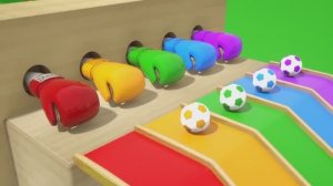 Колеса автобуса + Колеса в форме футбольного мяча - Детские стишки и песенки для малышей