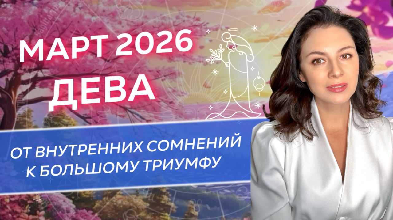 ОТ ВНУТРЕННИХ СОМНЕНИЙ К БОЛЬШОМУ ТРИУМФУ. ПРОГНОЗ ДЛЯ ДЕВЫ_МАРТ 2026 смотреть онлайн