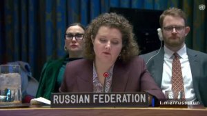 А.М.Евстигнеева на заседании Совета Безопасности ООН по ситуации в ЦАР, Нью-Йорк, 25 февраля 2026 г.