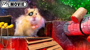 «Хомяк-пират» — фильм 🏴_☠️ «Хомяки Карибского моря» 🏴_☠️ Хомяк Хомура