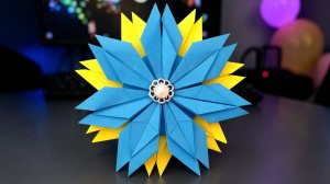 Оригами бумажные цветы к 8 марта