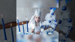 Снежная королева -моя авторская работа от дизайна,пошива, до макияжа и фото😍Диане 10 лет