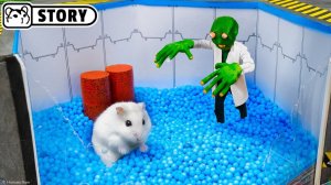 Выживание хомяка в зомби-апокалипсисе — заражённая лаборатория 🐹 Хомяк Хомура