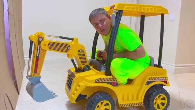 Nastya plays hide and seek with her dad at home смотреть онлайн