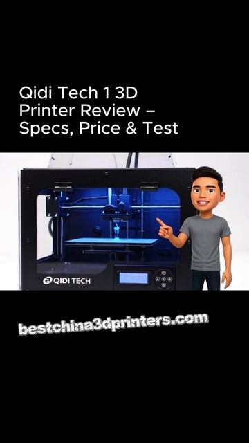Qidi Tech 1 3D Printer Review – Specs, Price смотреть онлайн
