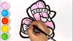 Рисуем башмачки. Мультик для детей