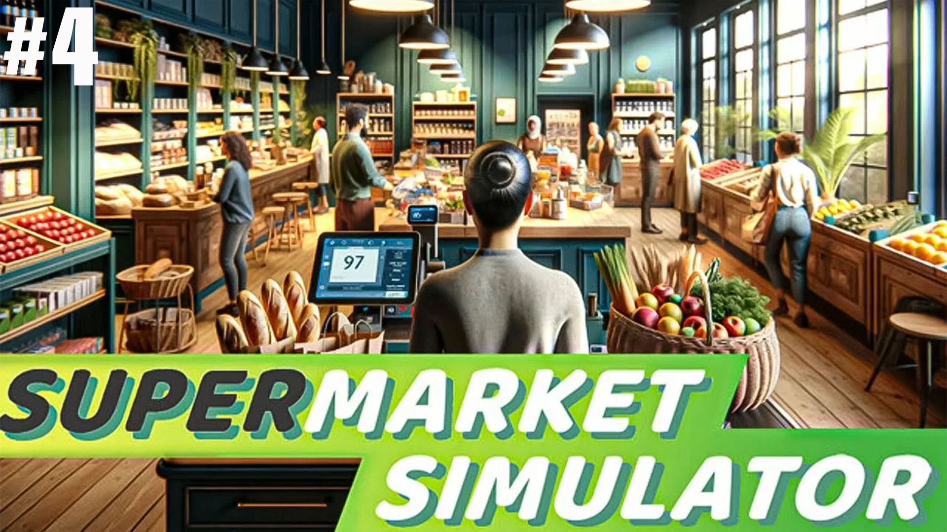 МАКАРОШКИ КРУТЯТСЯ БАБКИ МУТЯТСЯ #4 - Supermarket Simulator