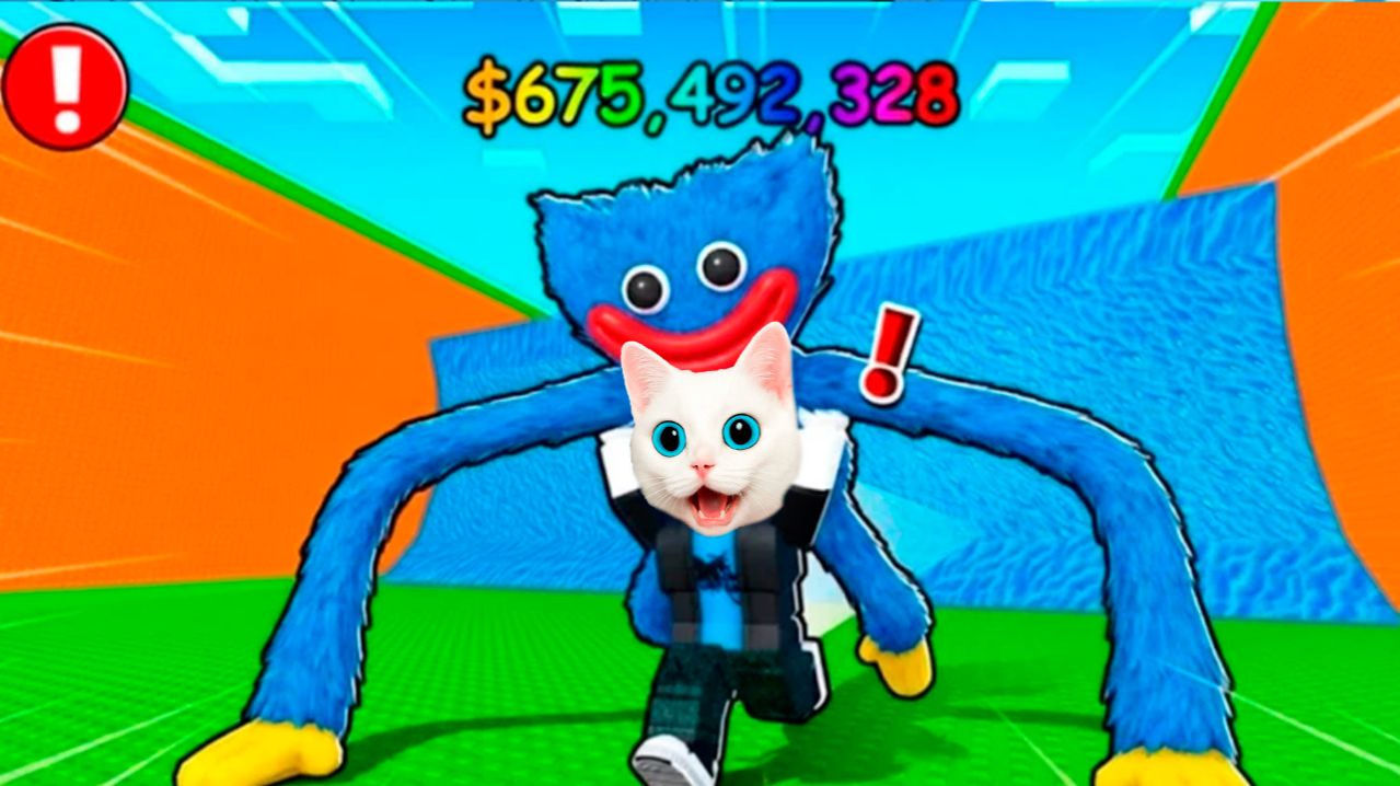 ПОБЕГ ЗА ХАГГИ ВАГИ ОТ ЦУНАМИ В РОБЛОКС КОТЕНОК КРОНОС смотреть онлайн