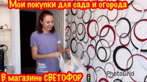 МОЯ ЗАКУПКА В МАГАЗИНЕ СВЕТОФОР ВСЕ ДЛЯ САДА И ОГОРОДА/ОБЗОР МОИХ НОВЫХ СЕМЯН/ЧТО Я БУДУ СЕЯТЬ