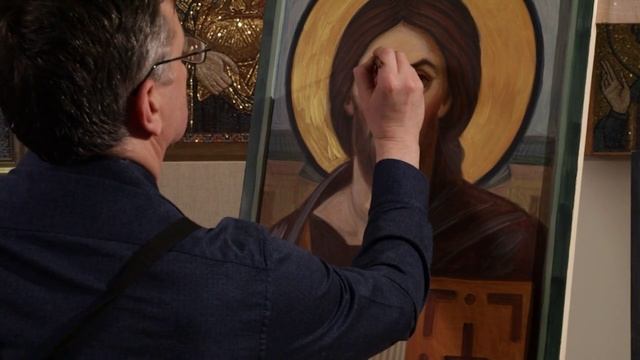 Мастер-класс по технике энкаустической иконы. Часть 6