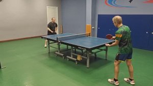 настольный теннис Чирков А. - Дроздов А. 21.02 Клубный Чемпионат  Лига "С" Санкт-Петербург