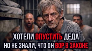 ВОРА В ЗАКОНЕ поставили у параши но когда смотрящий увидел его НАКОЛКИ упал на колени