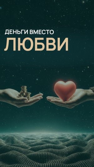 Деньги вместо любви