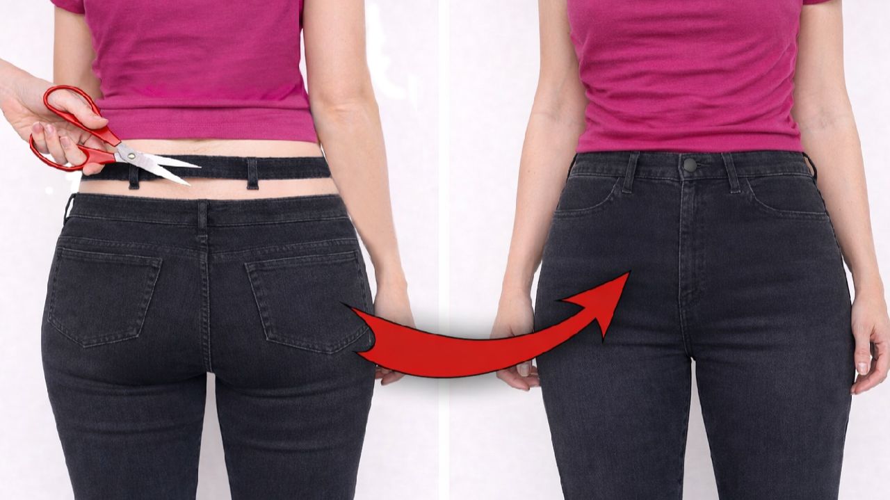 СЕКРЕТ РАСКРЫТ! Портные СКРЫВАЮТ! Это работает с ЛЮБЫМИ джинсами