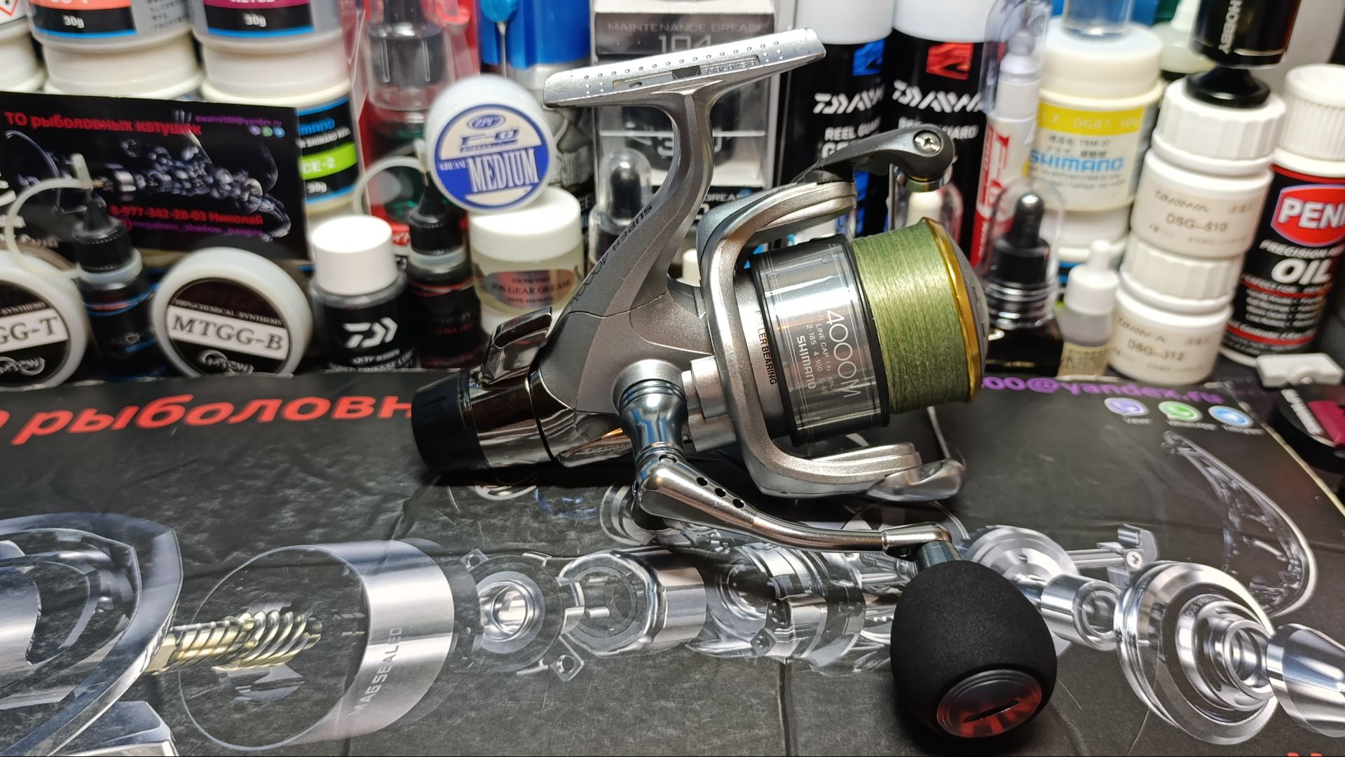 Разбор и техническое обслуживание Shimano Super