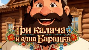 Три калача и одна баранка🍞. Русская народная сказка. Мультик 🎈