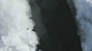 Опасайся этого! Коварный лед под рыхлым снегом!