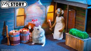 🐹 Хомяк сбегает из лабиринта «Бабуля» вместе со Слендриной 🐹 Хомяк Хомура