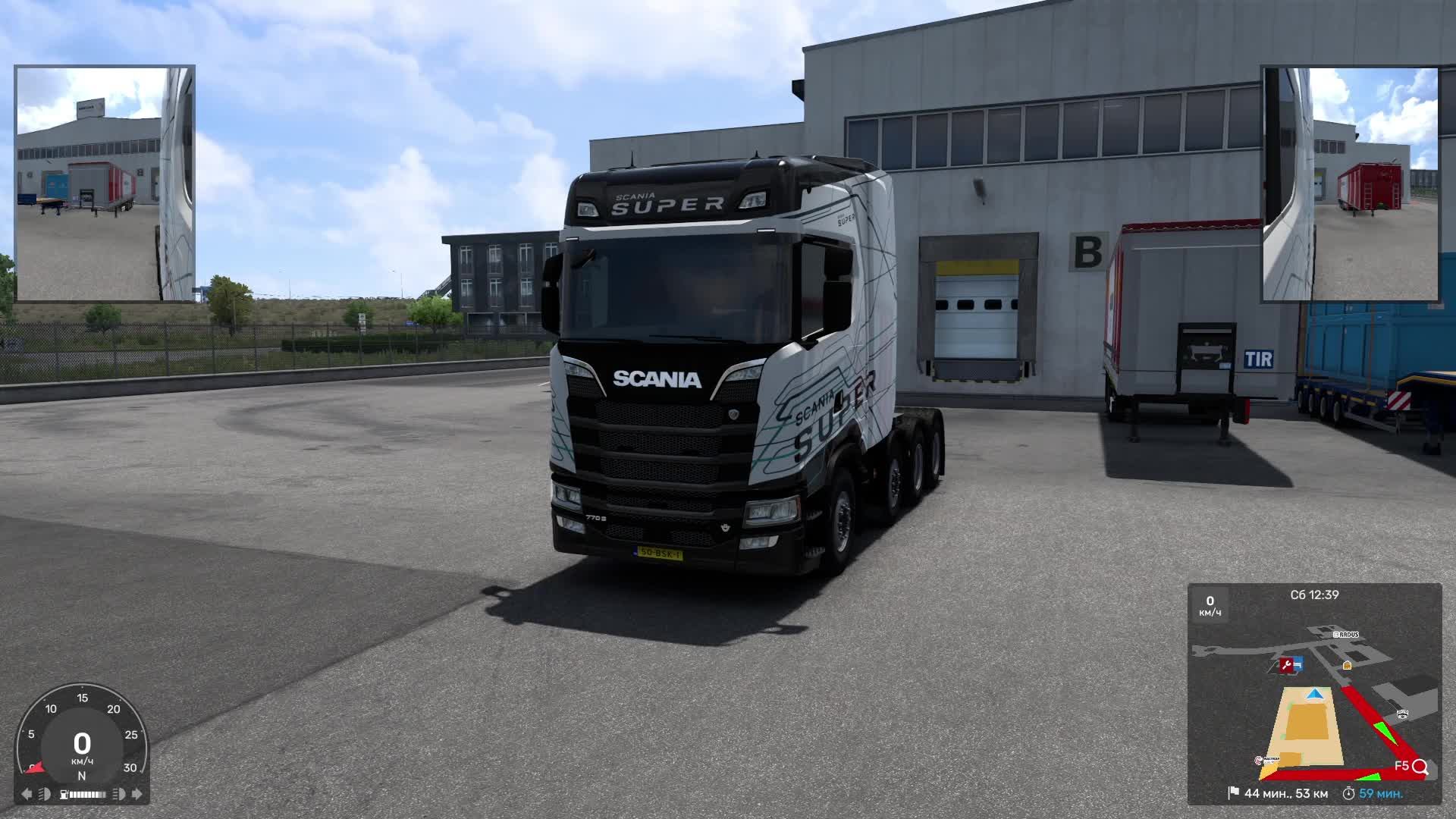 Euro Truck Simulator 2 (ETS 2) (#13) Стрим, доставка грузов прохождение на канале GEPGames смотреть онлайн