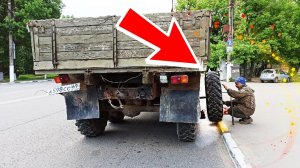ОТВАЛИЛОСЬ КОЛЕСО на ходу! Страшный сон большого грузовика. ЗИЛ 131