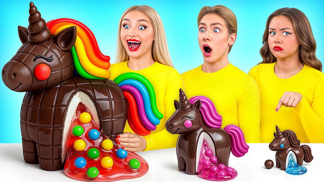 Большая, Средняя или Маленькая Тарелка Челлендж | Забавные Трюки с Едой от Multi DO Challenge смотреть онлайн