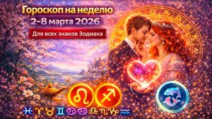 Гороскоп на неделю 2–8 марта 2026 | Для всех знаков Зодиака
