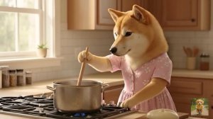 Маленький пушистик неуклюже возится на кухне 🎂😢 Его праздничный торт для папы съедает Маленькая мы