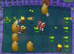 Зомби прячутся в вазах и нападают из засады.