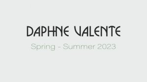 Показ женской коллекции Daphne Valente весна-лето 2024