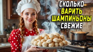 Cколько варить шампиньоны свежие
