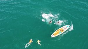 Вьетнам Нячанг отдых на сапборде Съемка с коптера