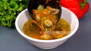 ПОСТНЫЙ СУП по-новому! С галушками и запечёнными грибами! ОЧЕНЬ вкусный!
