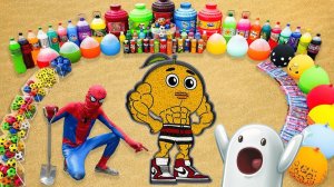 Мультики для детей ималышей. Делаем УДин Дин Дин Дин Дун на песке с Ментосом и газировками