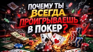 Почему ТЫ ВСЕГДА проигрываешь в ПОКЕР (разбор для новичков)