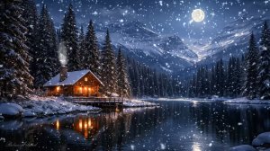 ОЧЕНЬ КРАСИВАЯ УСПОКАИВАЮЩАЯ МУЗЫКА ДЛЯ СНА 🎵 НОЧНАЯ ЗИМНЯЯ РАССЛАБЛЯЮЩАЯ МУЗЫКА ДЛЯ ДУШИ В ЛЕСУ