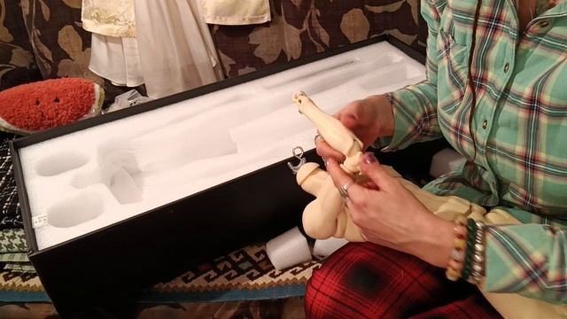 Распаковка тела Bjd Another Secret 74 с шарнирными руками