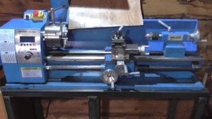 Токарный настольный станок ВЕЙСАН.Обзор.Изготавливаем ось для колеса копалки.
