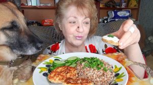 Мукбанг ОБЖОРЧИК На ТРОИХ! Рассчитывали на КОТЛЕТЫ но Обломались!