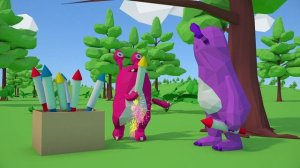 Мультсериал "Рогач и Моргач", 8 серия - "Фейерверк"