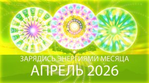 ☀️Энергии месяца, апрель 2026 / Month's Energy Mandala, April 2026