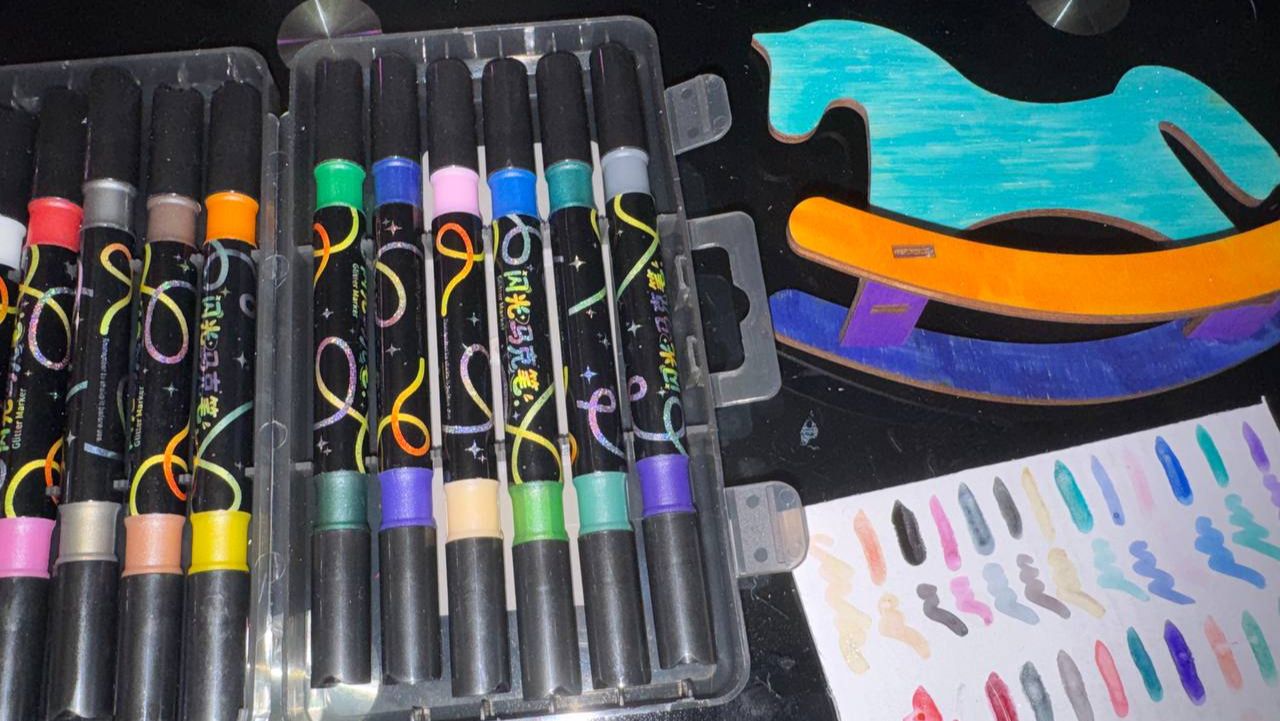 Акриловые маркеры - очень хороший набор. смотреть онлайн