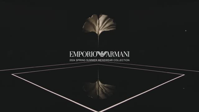 Показ мужской коллекции Emporio Armani весна-лето 2024