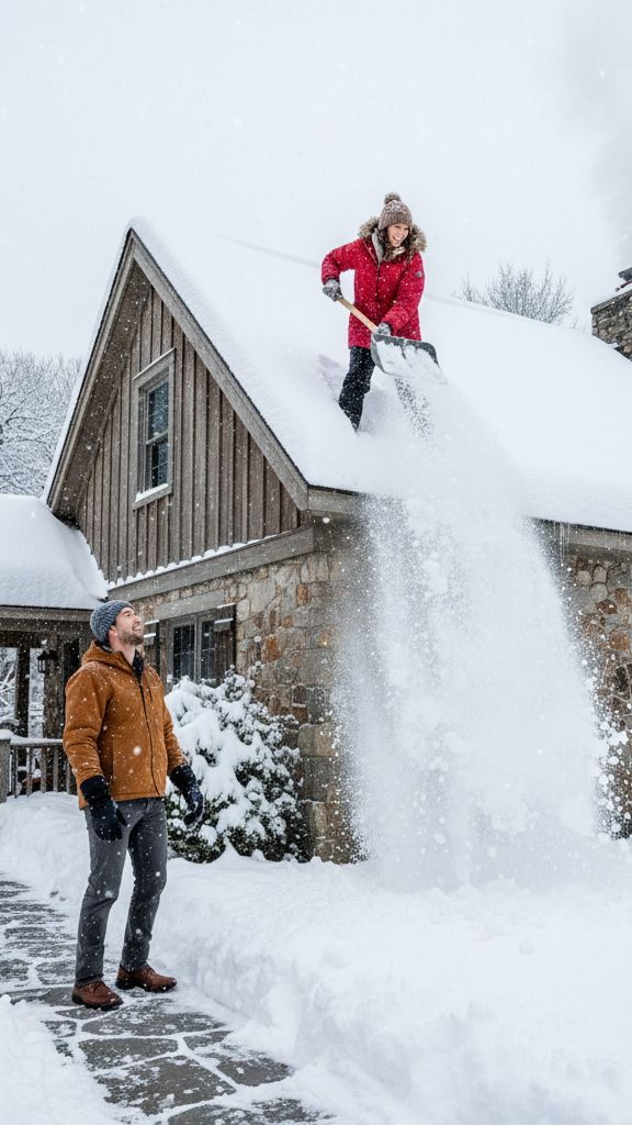 С крыши снег смотреть онлайн